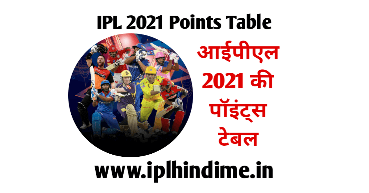 वीवो आईपीएल 2021 में सबसे ऊपर कौन सी टीम है - VIVO IPL 2021 Mein Sabse Upar Kaun Si Team Hai